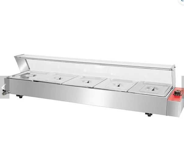 Vitrina profesionala bain marie 1.45m 5 cuve- TRANSPORT GRATUIT