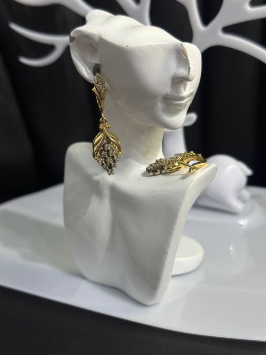 Золотые серьги/BariBarShop/0•0•12