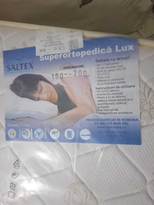 Saltea cu arcuri, noua 160/200