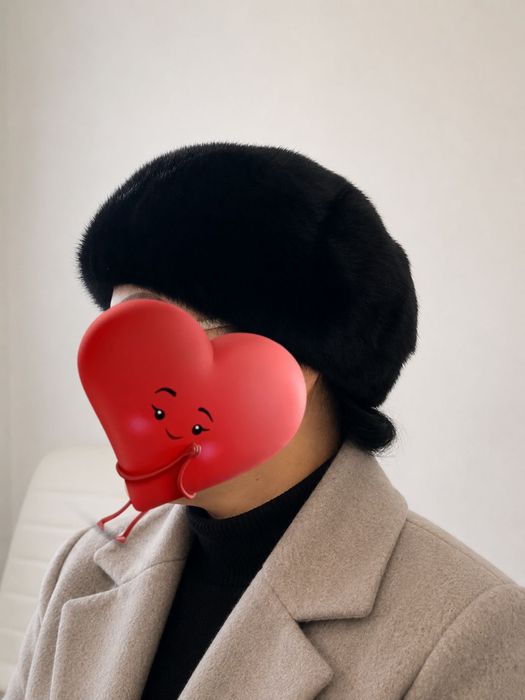 Норковые беретка