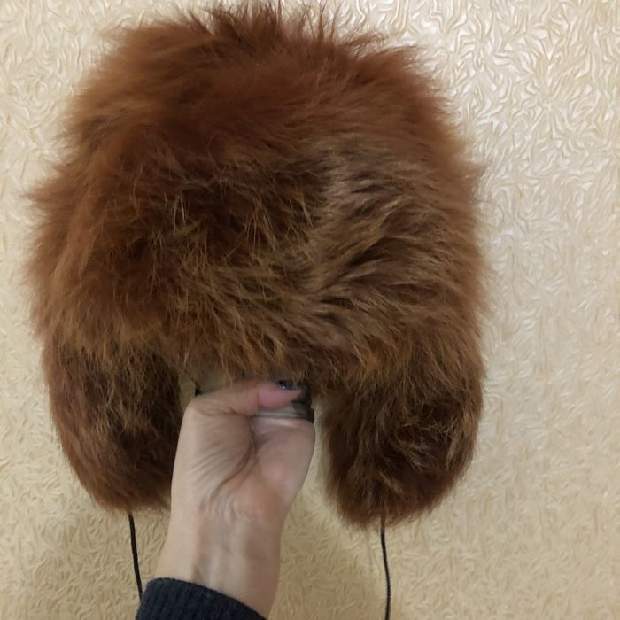 Шапка ушанка очень эффектная