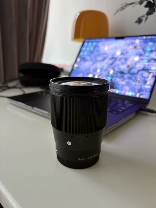 Sigma 16mm 1.4 и микрафон RODE