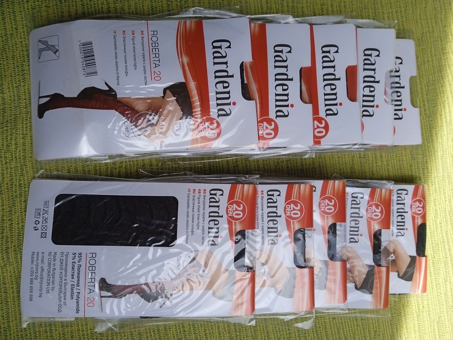 НОВ комплект фигурални чорапи 20DEN - 10 чифта