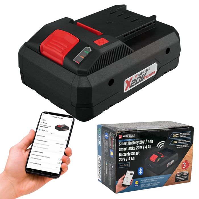 Baterie acumulator Parkside 8ah smart bluetooth