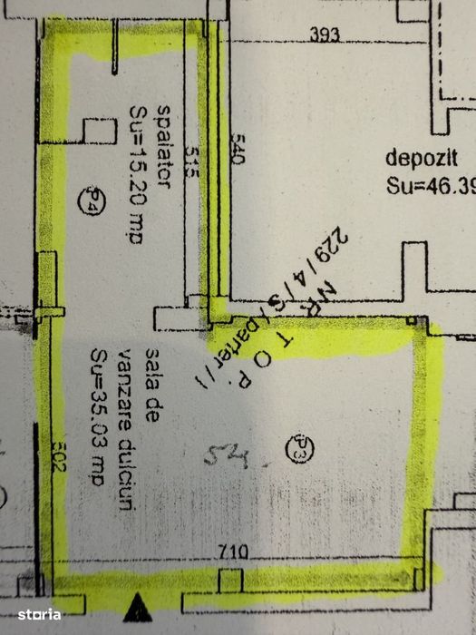 Spatiu comercial 54 mp, Campia Turzii, str. Republicii