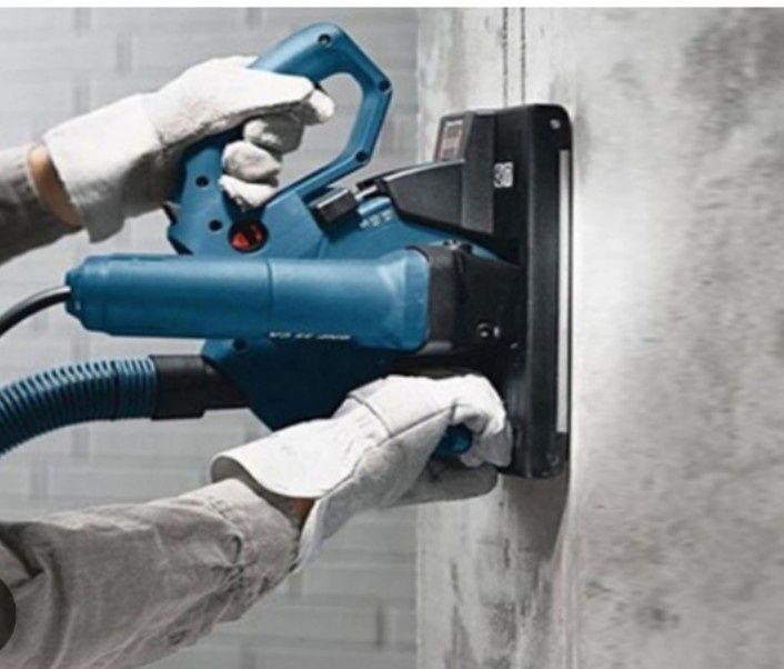 Штробление стен.