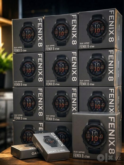 Garmin fenix 8 va tactix 8 soatlari