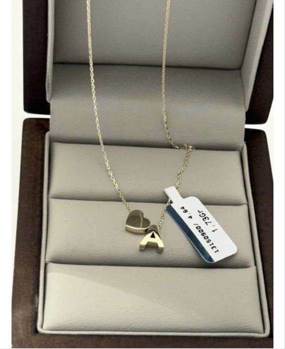 Золотая цепь с буквой А