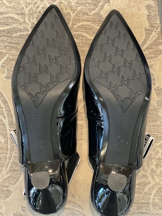 Лачени обувки Karl lagerfeld