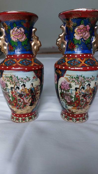2 buc Glastră vază chinezească porțelan