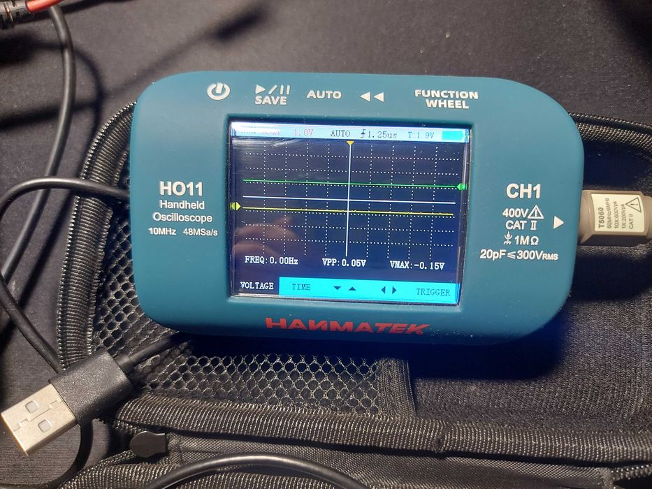Mini osciloscop digital nou, Hanmatek 10 MHz