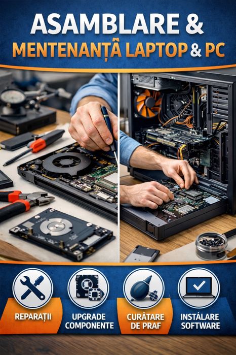 asamblare/ mentenanta laptop, pc