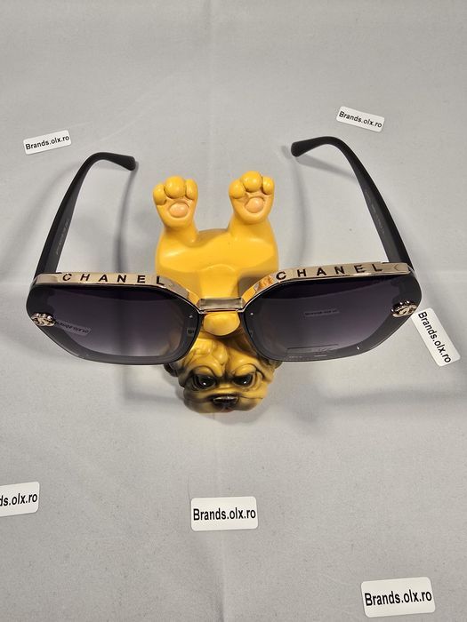 Ochelari de soare Coco Chanel, negri, 8711, made in Italy