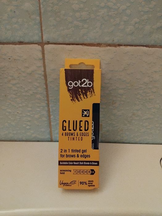 Gel got2b glued brows & edges 2 in 1, pentru stilizarea si fixarea spr