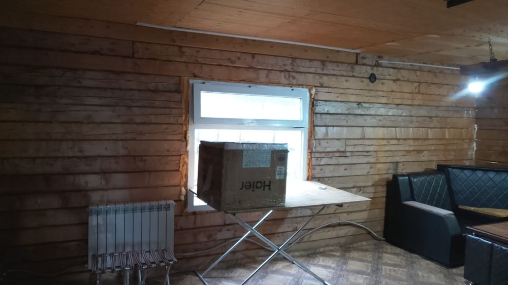 Деревянный домик из бруса