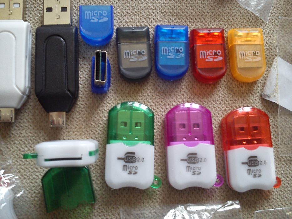 Адаптер четец за Micro SD микро Сд карти памет , 4 модела - нови гр ...