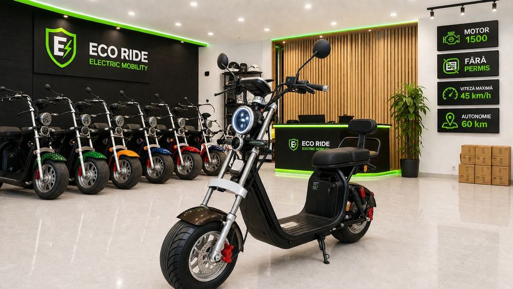 Scuter electric/Scuter Harley City black