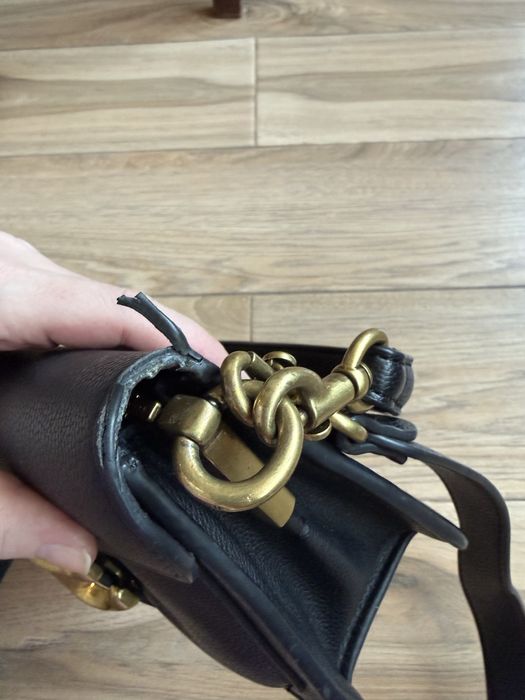 Сумка COACH б/у черная