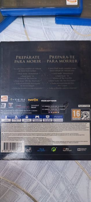 Игра на PS 4-5 Dark Souls trilogy
