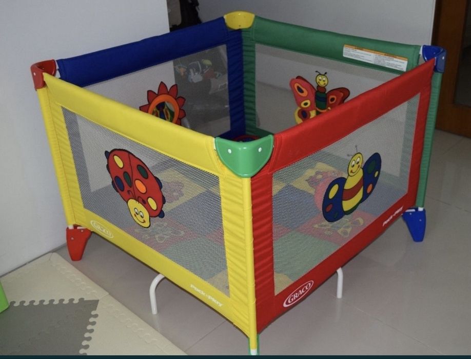 Игровой манеж Graco+ мини мячики INTEX