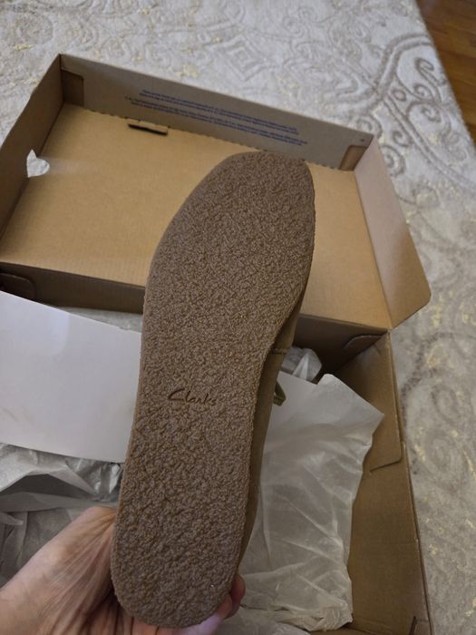 Ботинки Clarks Desert Chukka Boots. 43р. Новые оргинал. Замша