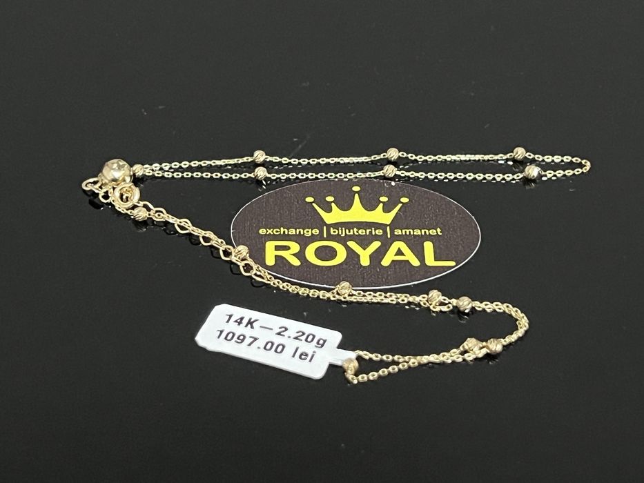 Bijuteria Royal CB : Lant aur 14K 2,20 grame