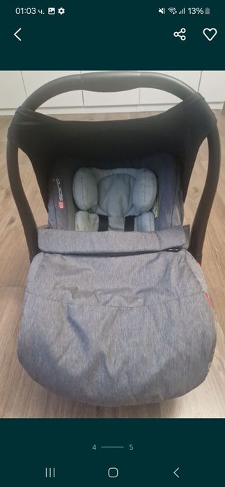 Бебешко кошче-люлка STAR /ESPIRO, Подарък калъф с подложка Sevi Baby