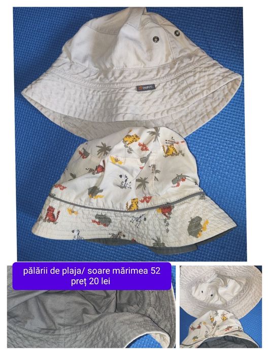 Pălării soare și fes de iarna mărimea 52