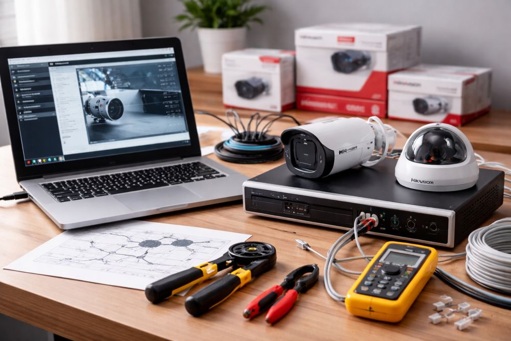 Установка и обслуживание   камер видеонаблюдение