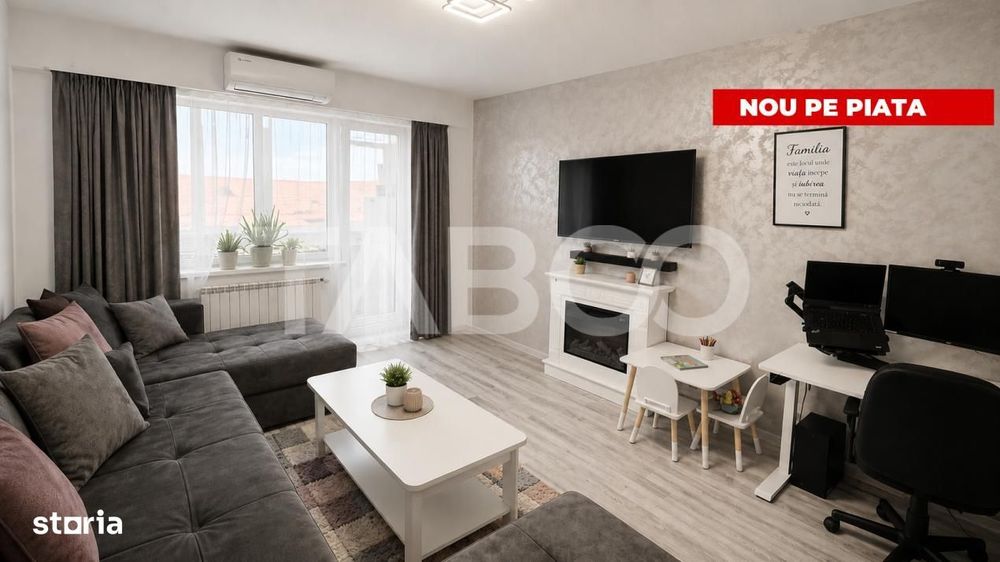 Apartament MODERN 3 camere MOBILAT UTILAT cu PIVNITA 80mpu Terezian — fotografia 3