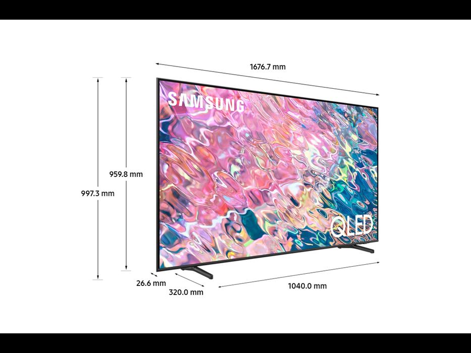 Телевизор QLED Samsung QE 75 / 85 Q60B.4k Диоганал 75 - 85