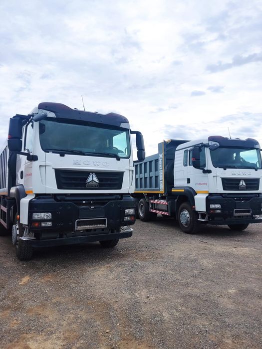 Услуги экскаватора, бульдозера и самосвалов