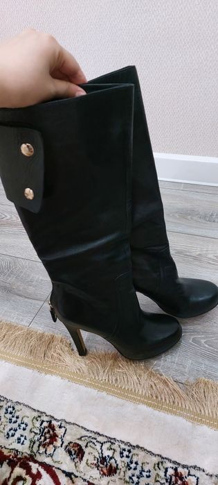 Сапоги кожаные новые