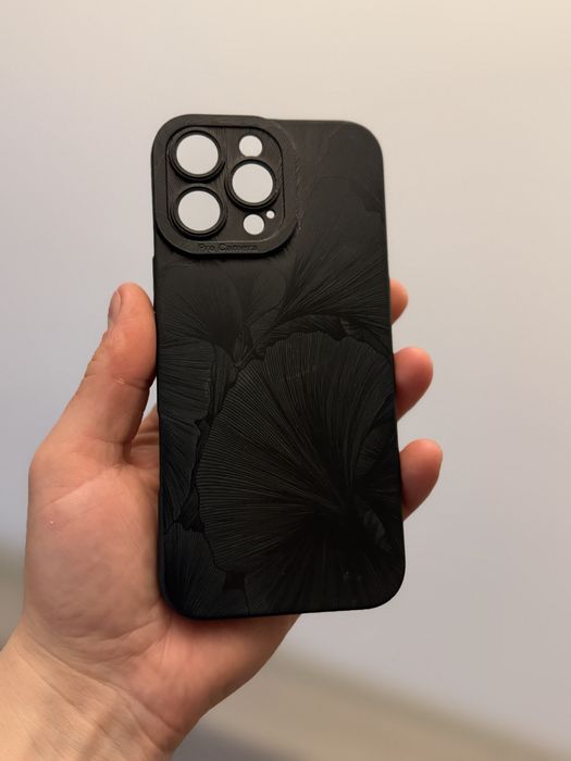 Husa silicon model Flori Iphone 16 pro max