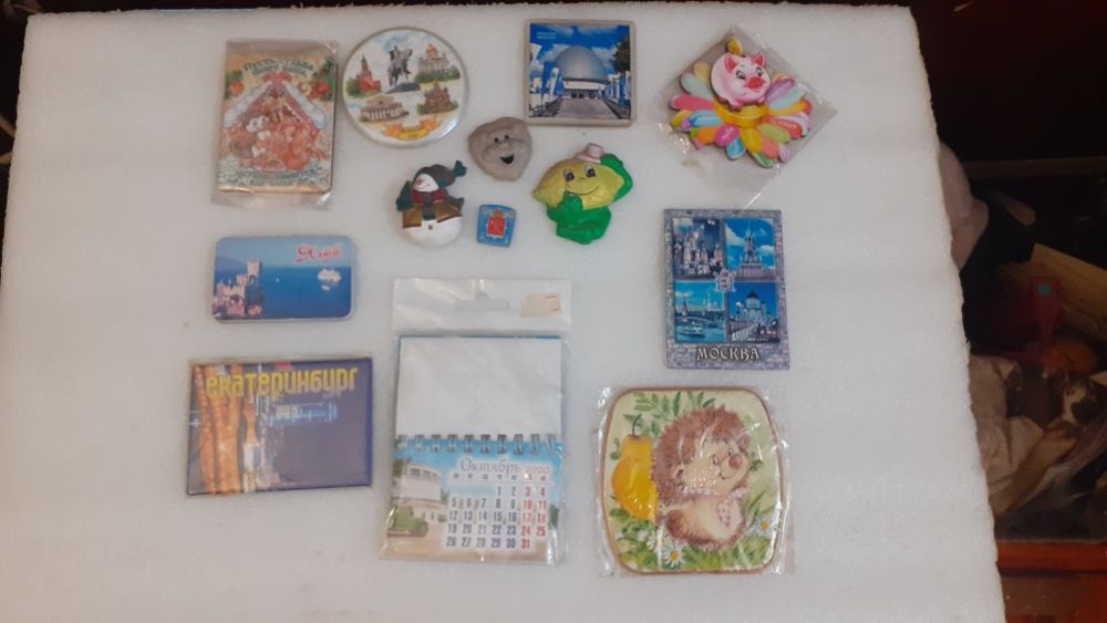 Магниты магнитик на холодильник, для коллекции.