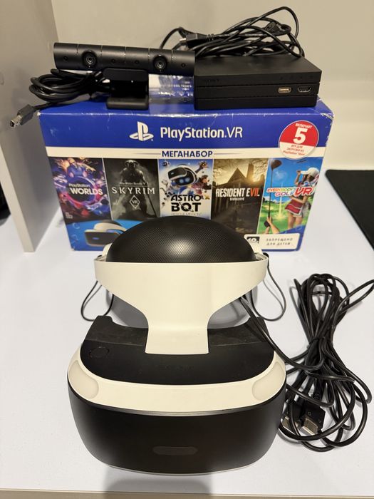 PlayStation VR полный комплект + камера