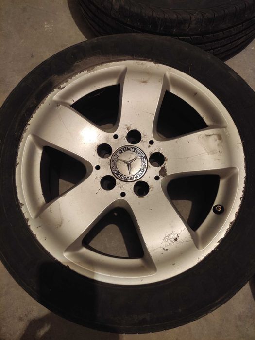 Лети джанти 16 Mercedes Е класа W211 Audi Volkswagen Skoda с летни гуми 205 55 16