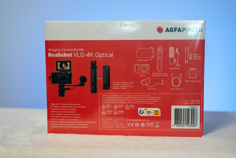 Realishot VLG-4K Optical - Kit Vlogging 4K+ Trepied+card+microfon