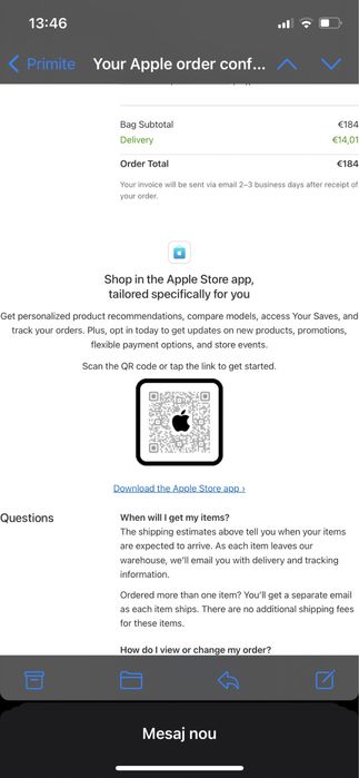 Casti Airpods 4 ANC noi