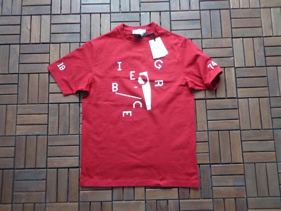 Мъжка тениска T shirt with Iceberg lettering print detail