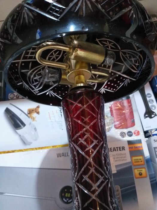 Veioza din Cristal Rubin Gravata Manual