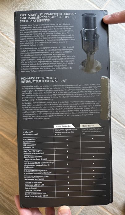 Microfon podcast Razer Seiren Pro Elite XLR / USB