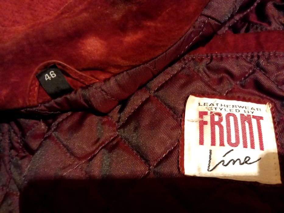 Зимно дамско велурено дълго яке Front line ( номер 46 или M, L )Бонуси