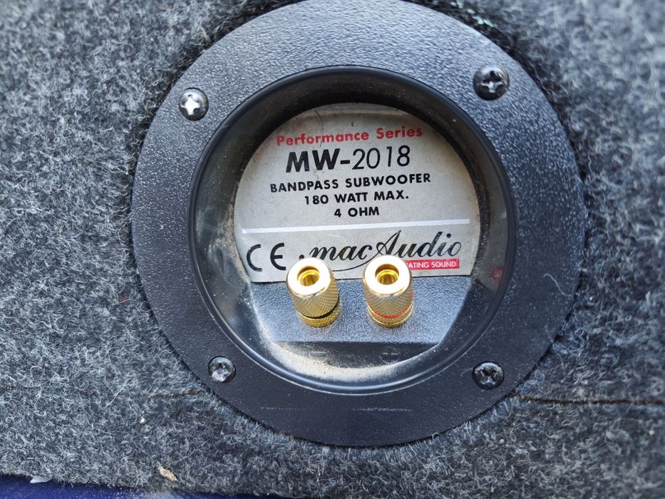 Vând subwoofer mac audio mw-2018