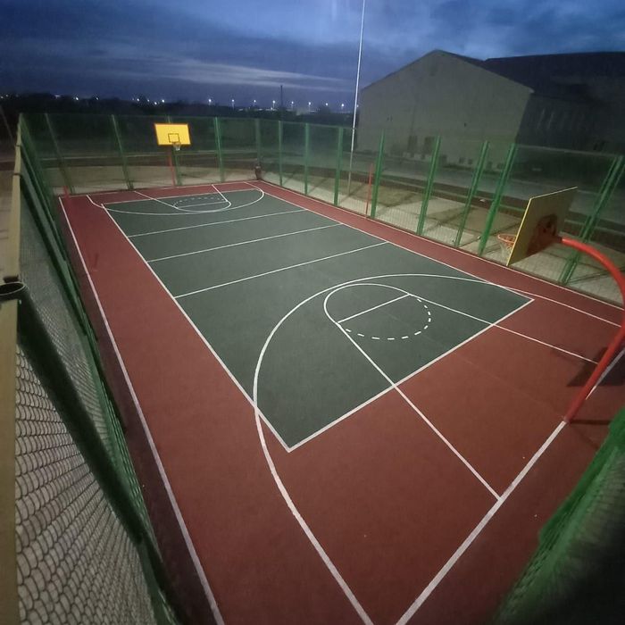 Тартан, Резиновые покрытие