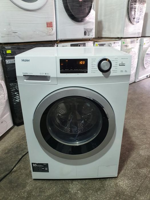 Mașina de spălat rufe second Haier 8 kg A+++ inverter