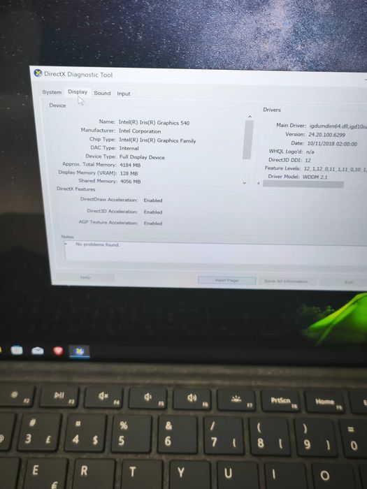 laptop tableta 2in1 microsoft surface Pro 4 i7 6650u 8hn 256gb 2k