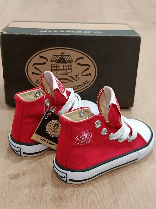 Pantofi copii Dunlop original canvas high Nr 19