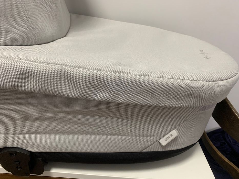 Кош за новородено Cybex Cot S Lux Lava Grey