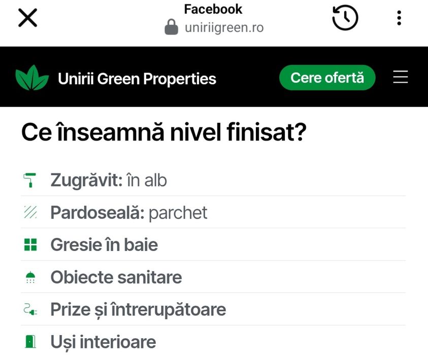 Apartament 2 camere 52.5 mp Unirii Green Properties